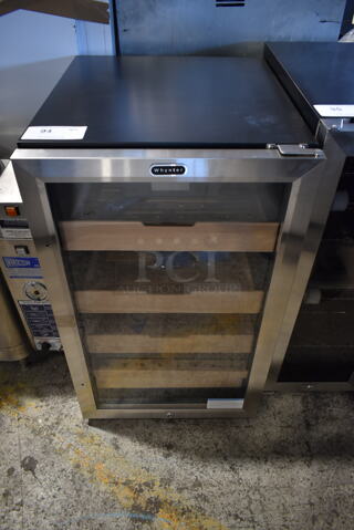 BRAND NEW SCRATCH AND DENT! Whynter CHC-421HC 4.2 cu.ft. Cigar Cabinet Cooler and Humidor with Humidity Temperature Control and Spanish Cedar Shelves. 115 Volts, 1 Phase. Tested and Working!