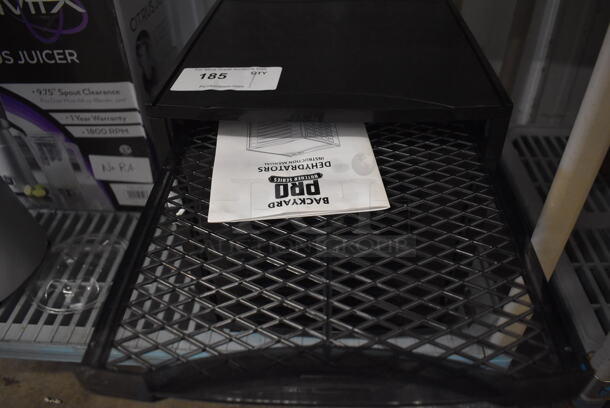 Backyard Pro 554BSD10T Butcher Series Poly Countertop 10 Tray Food Dehydrator with 40 Hour Timer. 120 Volts, 1 Phase. 13x18.5x14. Tested and Working! - Image 4 of 6