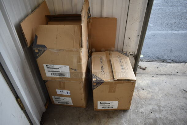 3 Boxes of 24 White Ceramic Plates. 3 Times Your Bid! - Image 2 of 4
