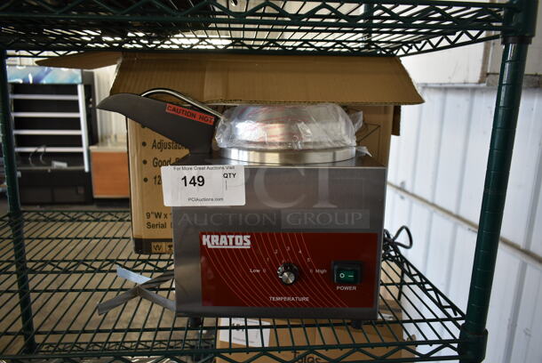 BRAND NEW SCRATCH AND DENT! Kratos 29M-008 Stainless Steel Commercial Countertop Electric Powered Food Warmer. 120 Volts, 1 Phase. Tested and Working! - Image 1 of 5