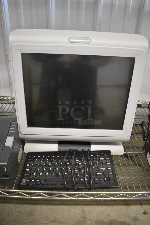 PAR 15" Computer Monitor, Epson Model M244A Receipt Printer and Keyboard! - Image 3 of 5