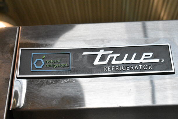 2021 True T-35-HC Stainless Steel Commercial 2 Door Reach In Cooler w/ Poly Coated Racks on Commercial Casters. 115 Volts, 1 Phase. Tested and Working! - Image 2 of 6