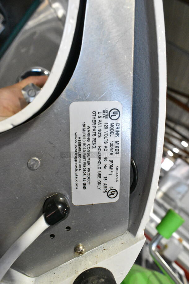 3 Various Items Including Single Head Drink Mixer, Choice Green Poly Lettuce Spinner and Metal Stock Pot. 3 Times Your Bid!  - Image 4 of 9