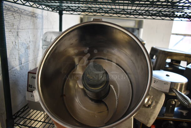 2020 Sammic CK-38V Stainless Steel Commercial Countertop Food Processor w/ S Blade. No Lid. 120 Volts, 1 Phase. Tested and Working! - Image 5 of 6