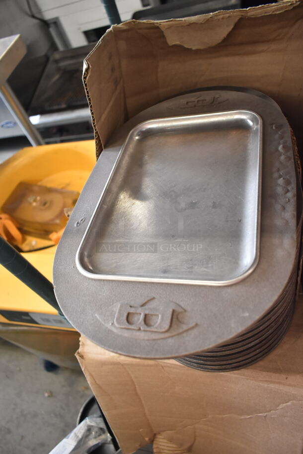 ALL ONE MONEY! Metro Lot of Various Items Including Fry Baskets, Stainless Steel Drop In Bin, Chafer Lid, Sink Strainers, Receipt Printer, Metal. Does Not Include Shelving Unit.  - Image 12 of 12
