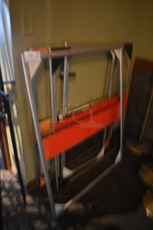 ALL ONE MONEY! Lot of 4 Metal Frames. BUYER MUST REMOVE. 40x1x48. (Susquehanna Ale House) - Image 2 of 3