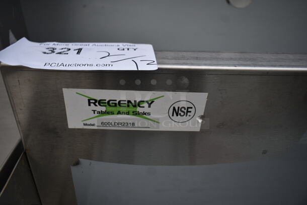 BRAND NEW SCRATCH AND DENT! Regency 600LDR2318 18" Five-Tiered Stainless Steel Liquor Display Rack - 23" Deep - Image 4 of 4