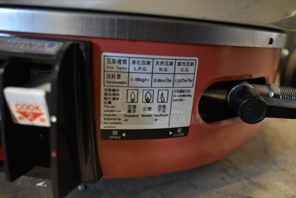 BRAND NEW SCRATCH AND DENT! Kashiwa Metal Commercial Countertop Gas Powered Rice Cooker.  - Image 4 of 5