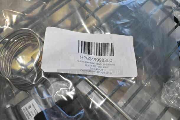 4 BRAND NEW SCRATCH AND DENT! Items Including HP0049998300 Vulcan 00-499983-000G1 Thermostat, 901498025 Vulcan 00-498025 Valve, Baso Pilot Safety, HP00960564 Vulcan 00-960564 Element,120V 1500W, HP00810071 Vulcan 00-810071 Thermostat. 4 Times Your Bid!  - Image 4 of 10