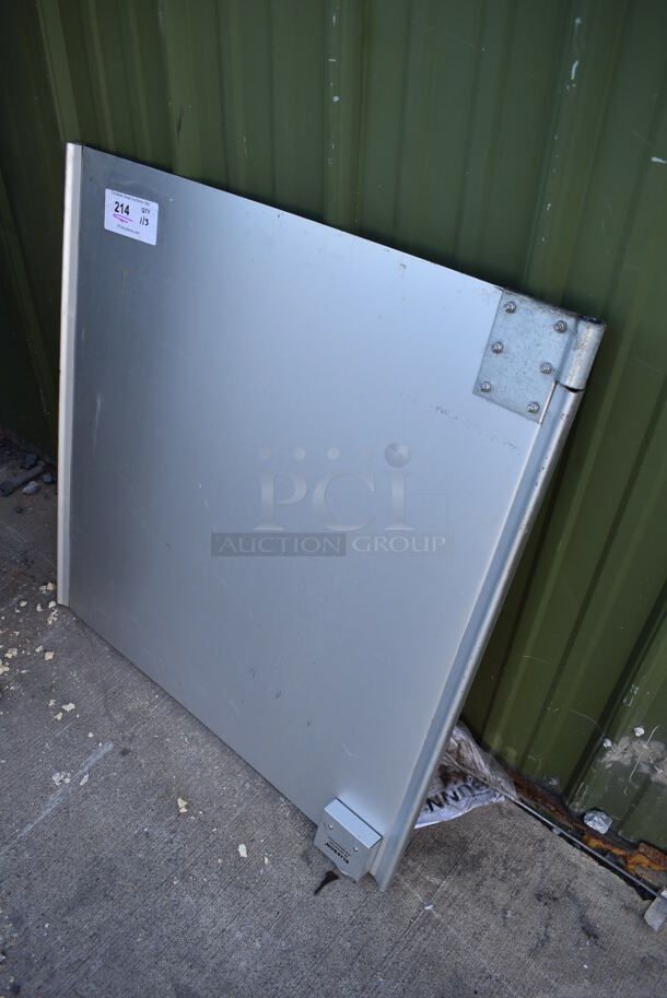 Eliason Metal Swinging Kitchen Door. 30x1x32 - Image 2 of 3