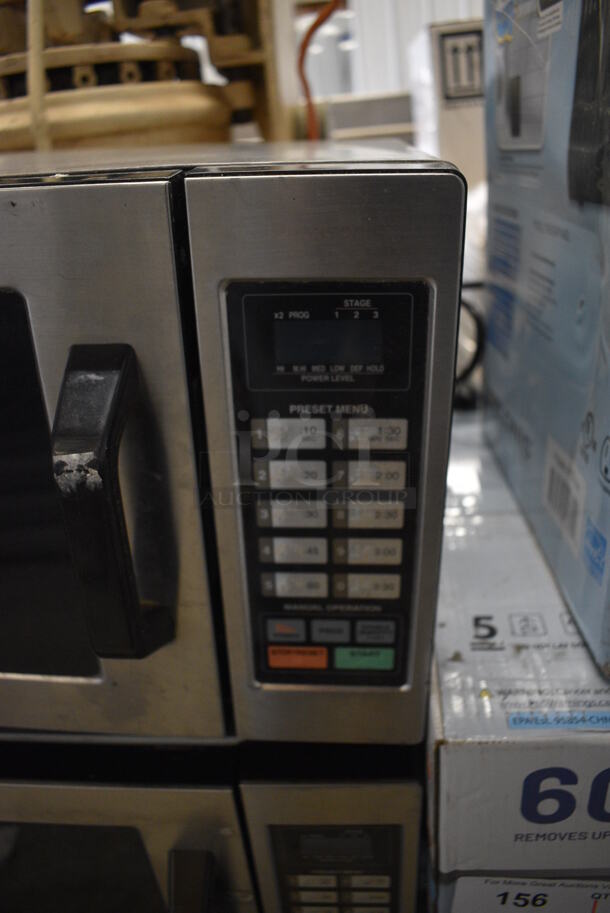 2015 Panasonic NE-1054F Metal Countertop Commercial Microwave Oven. 120 Volts, 1 Phase. 20x13x12 - Image 3 of 5