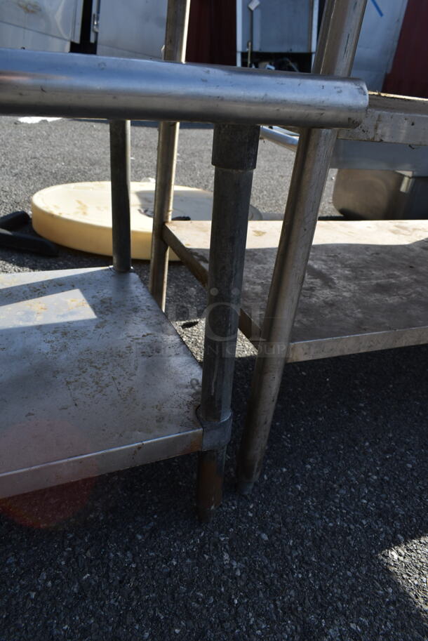 Stainless Steel Equipment Stand w/ Metal Under Shelf. - Image 4 of 4