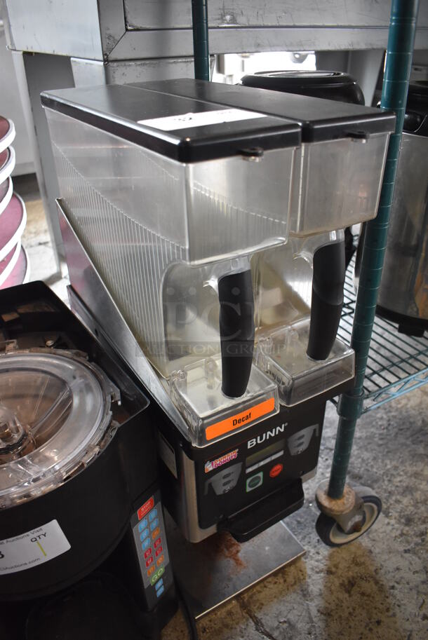 2014 Bunn MHG Stainless Steel Commercial Countertop 2 Hopper Coffee Bean Grinder. 120 Volts, 1 Phase. Tested and Working! - Image 2 of 4