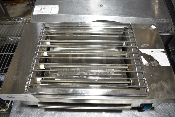 BRAND NEW SCRATCH AND DENT! 2023 Hoocoo IBG-18 Stainless Steel Commercial Countertop Electric Powered Barbecue BBQ Grill. 110 Volts, 1 Phase. Tested and Working! - Image 4 of 6