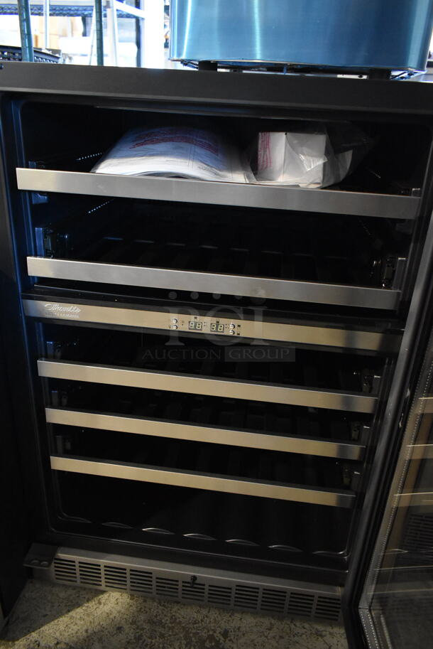 BRAND NEW SCRATCH AND DENT! Danby DWC053D1BSSPR Professional 51-Bottle Dual Zone Wine Cellar Cooler Merchandiser. 115 Volts, 1 Phase. Tested and Working! - Image 2 of 3