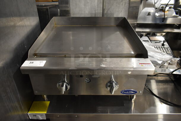 BRAND NEW SCRATCH AND DENT! Cook Rite Stainless Steel Commercial Countertop Natural Gas Powered Flat Top Griddle. - Image 1 of 5