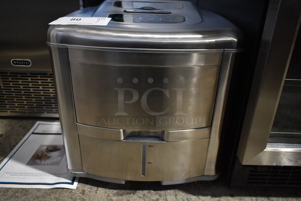 BRAND NEW SCRATCH AND DENT! Whynter T-2M SNO Portable Ice Maker, Stainless Steel 35 lbs per day. 115 Volts, 1 Phase. Tested and Working! - Image 4 of 7