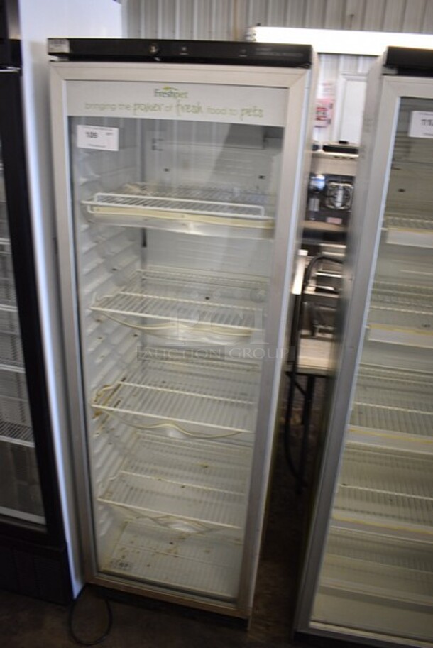 Vestfrost Model SCR 1300 Metal Commercial Single Door Reach In Cooler Merchandiser w/ Poly Coated Racks. 115 Volts, 1 Phase. 23.5x23.5x73. Tested and Working! - Image 2 of 6