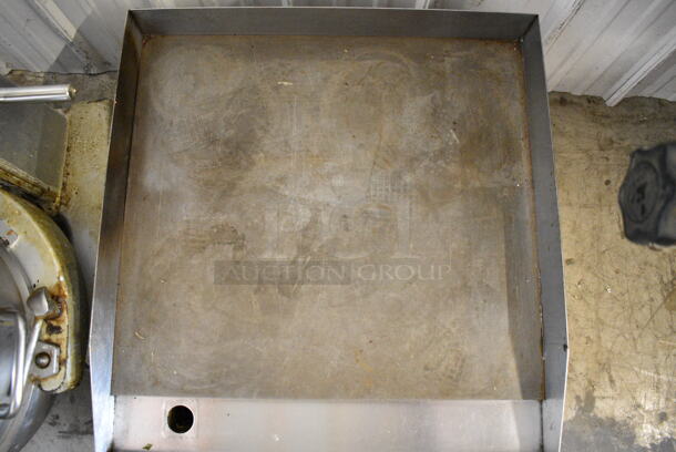 ThermaTek Stainless Steel Commercial Countertop Natural Gas Powered Flat Top Griddle.  - Image 4 of 4