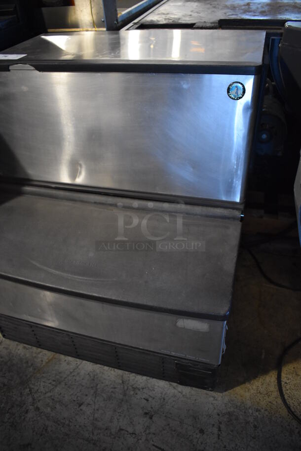 2010 Hoshizaki KM-260BAH Stainless Steel Commercial Ice Head on Bin. 115 Volts, 1 Phase. 31x30x35 - Image 2 of 7