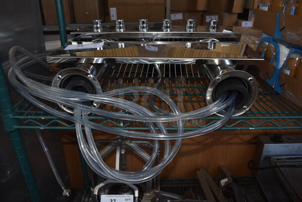 BRAND NEW! Talos Stainless Steel Commercial 6 Tap Beer Tower. - Image 2 of 6