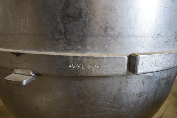 Hobart VMLH80 Stainless Steel Commercial 80 Quart Mixing Bowl for Mixer. 25.5x21.5x18.5 - Image 5 of 5