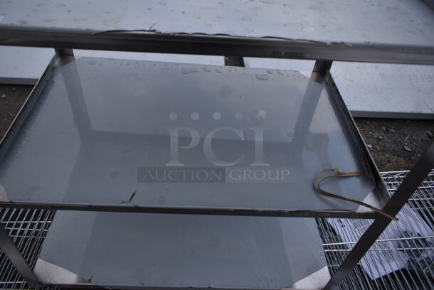 BRAND NEW SCRATCH AND DENT! Regency 600LDR2318 Stainless Steel Commercial 3 Tier Cart on Commercial Casters. - Image 4 of 6