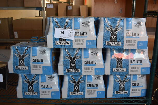 15 BRAND NEW! Cases of 12 Bottles of Black Stag Vanilla Iced Latte. 15 Times Your Bid! - Image 2 of 3