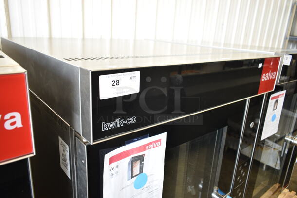 BRAND NEW! 2022 Salva 2010 KX-9+H Stainless Steel Commercial Countertop Electric Powered Convection Oven. Does Not Have Pan Rack. 208-240 Volts, 3 Phase. - Image 5 of 8