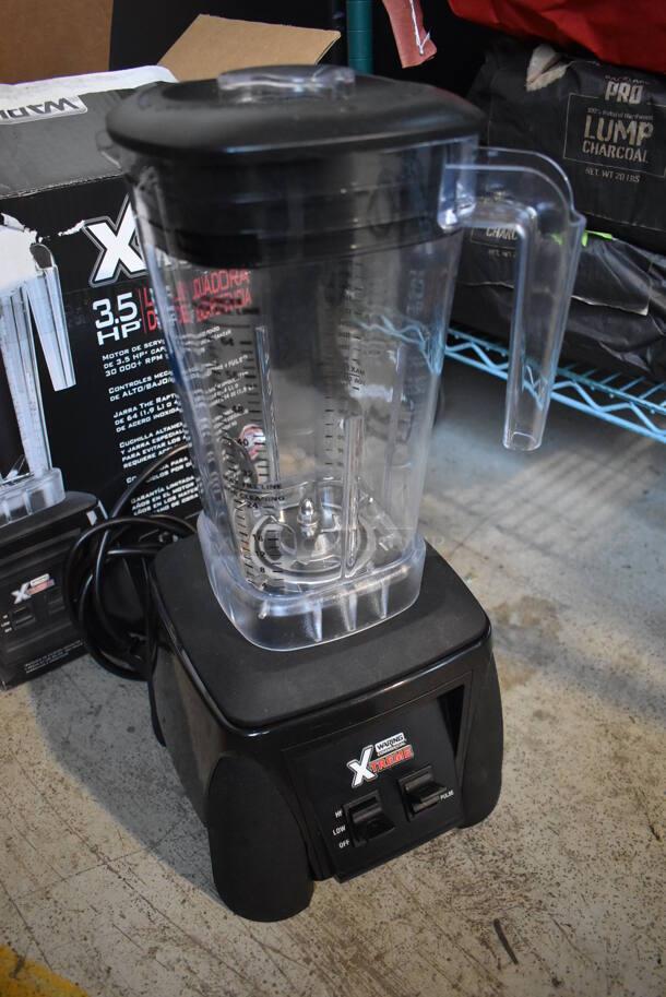BRAND NEW IN BOX! Waring MX1000XT41 Metal Commercial Countertop Blender Base w/ Pitcher. 120 Volts, 1 Phase. 10x10x20. Tested and Working! - Image 3 of 6