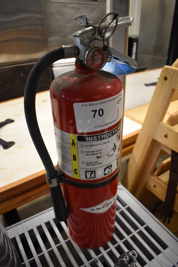 Amerex Dry Chemical Fire Extinguisher. 5x9x20. Buyer Must Pick Up - We Will Not Ship This Item.  - Image 2 of 5