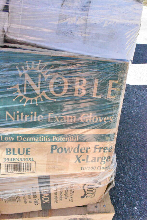 34 BRAND NEW Boxes Including 394EN504XL Noble Products Powder-Free Disposable Blue Exam Grade Nitrile 4 Mil Thick Textured Gloves - Extra Large - 1000/Case, 4339BULK Choice 9" White Uncoated Paper Plate - 1000/Case, 394365L Noble Products Powder-Free Disposable Clear Vinyl Gloves for Foodservice - Large - 1000/Case, 130BKSSPOONH Choice Black Heavy Weight Plastic Soup Spoon - 1000/Case, 760SOUP8WPL Choice 8 oz. White Double Poly-Coated Paper Food Cup with Vented Plastic Lid - 250/Case, 129MCS28B Choice 28 oz. Black Rectangular Microwavable Heavy Weight Container with Lid 8 3/4" x 6 1/4" x 1 3/4" - 150/Case, 395TO961 EcoChoice 9" x 6" x 3" Compostable Sugarcane / Bagasse 1 Compartment Take-Out Container - 200/Case, 2 Box 394365XL Noble Products Powder-Free Disposable Clear Vinyl Gloves for Foodservice - Extra Large - 1000/Case, 5012433M1 Lavex Li'l Herc 12-16 Gallon 0.9 Mil 24" x 32" Low Density Medium-Duty Black Can Liner / Trash Bag - 250/Case, 186CVBZ310 VacPak-It 6" x 10" Chamber Vacuum Packaging Bags with Zipper 3 Mil - 1000/Case, Solo 626TS Clear Flat Lid with Straw Slot - 1000/Case, 500TW5 Choice 5 oz. Translucent Thin Wall Plastic Cold Cup - 2500/Case. 34 Times Your Bid! - Image 11 of 12