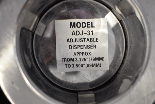 2 Dispense-Rite ADJ-31 Stainless Steel 4 Well Cup Dispenser. 2 Times Your Bid! - Image 7 of 7