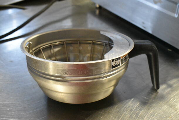 2023 Bunn CWTF15-APS Stainless Steel Commercial Countertop Coffee Machine w/ Hot Water Dispenser and Metal Brew Basket. 120 Volts, 1 Phase.  - Image 4 of 7