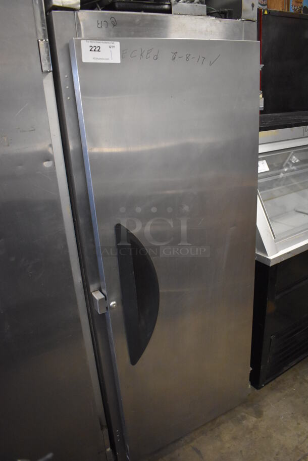 Victory VR-1 Stainless Steel Commercial Single Door Reach In Cooler. 115 Volts, 1 Phase. 27x34x78. Tested and Working! - Image 5 of 6
