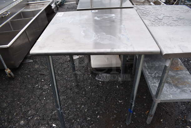 Stainless Steel Commercial Table. 30x30x37