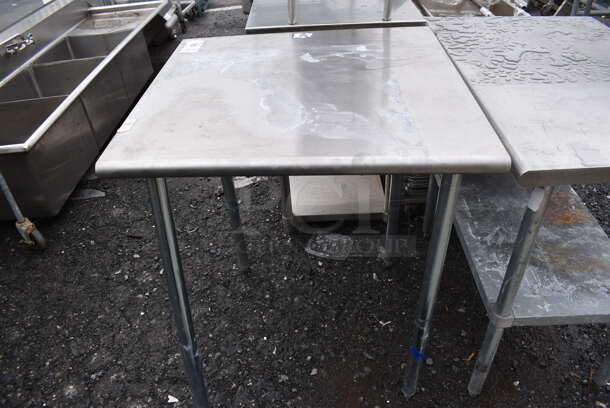 Stainless Steel Commercial Table. 30x30x37 - Image 1 of 3
