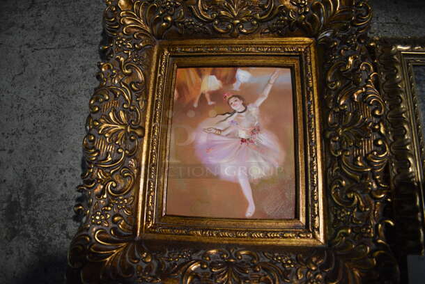 5 Various Framed Pictures Including Women and Ballerinas. Includes 15x1x15. 5 Times Your Bid! - Image 3 of 6