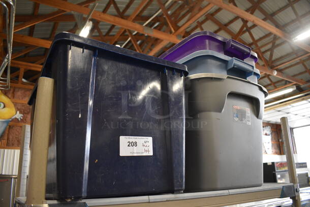 ALL ONE MONEY! Lot of 6 Various Poly Bins! - Image 1 of 3