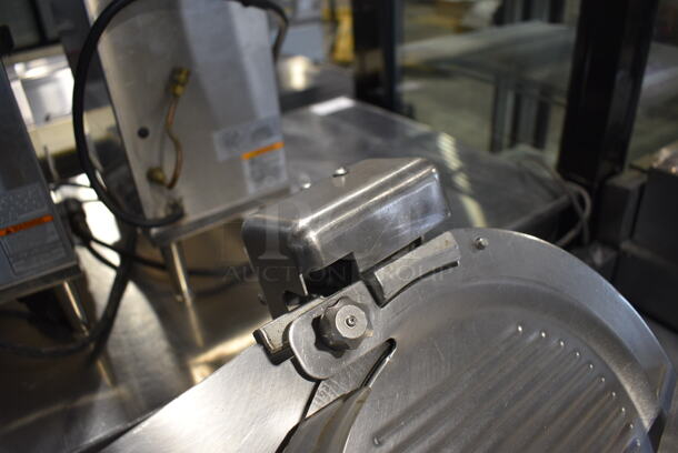 Hobart Model 2712 Stainless Steel Commercial Countertop Automatic Meat Slicer w/ Blade Sharpener. 120 Volts, 1 Phase. 27x26x27. Tested and Working! - Image 7 of 10