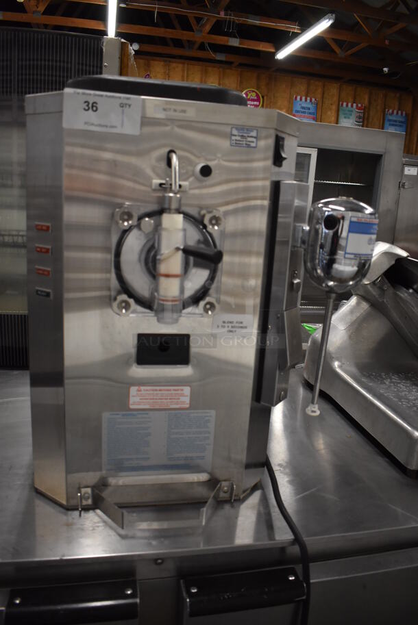 2015 Taylor 430-12 Stainless Steel Commercial Countertop Single Flavor Frozen Beverage Machine w/ Drink Mixer Attachment. 115 Volts, 1 Phase. 21x30x28 - Image 2 of 7