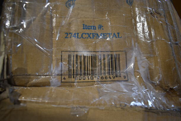 BRAND NEW IN BOX! Lavex 274LCXFMETAL Metal Laundry Cart. - Image 4 of 4