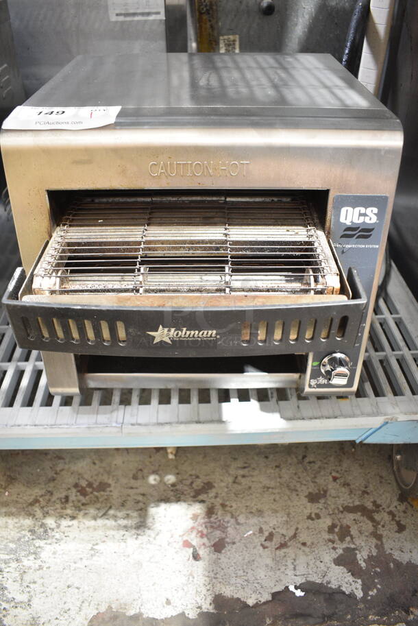 Star Holman QCS-1-350C Stainless Steel Commercial Countertop Electric Powered Conveyor Oven. 120 Volts, 1 Phase. Tested and Working! - Image 1 of 5