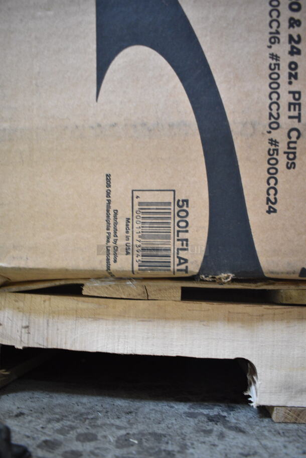 PALLET LOT of 25 BRAND NEW Boxes Including 2 Box 500LFLAT Choice Clear Flat Lid with Straw Slot - 9, 12, 16, 20, and 24 oz. - 1000/Case, 500TO993C3 Choice 9" x 9" x 3" Microwaveable 3-Compartment Black / Clear Plastic Hinged Container - 100/Case, 2 Box 127DM12BULK Choice 12 oz. Ultra Clear PET Plastic Round Deli Container - 500/Case, 127RD12BULK Choice 12 oz. Customizable Microwavable Translucent Round Deli Container - 500/Case, 2 Box 5002TPJPREM Lavex Premium 2-Ply 720' Universal Jumbo Toilet Paper Roll with 9" Diameter - 12/Case, 129MCS38B Choice 38 oz. Black Rectangular Microwavable Heavy Weight Container with Lid 8 3/4" x 6 1/4" x 2" - 150/Case, Carlisle KL12705 Kingline 12" x 9" x 1 3/16" Red Oval Platter - 12/Case, Choice 4 oz Portion Cups, 5004NAP1/4WH Choice White Linen-Feel 1/4 Fold Dinner Napkin - 800/Case, 3 Box 394365L Noble Products Powder-Free Disposable Clear Vinyl Gloves for Foodservice - Large - 1000/Case, 500TO883 Choice 8" x 8" x 3" Microwaveable 1-Compartment Black / Clear Plastic Hinged Container - 100/Case, 19343C Arcoroc 16 oz. Customizable Fully Tempered Mixing Glass / Pint Glass by Arc Cardinal - 24/Case, 612605070 Choice Full Size Foil Steam Table Pan Deep 3 3/8" Depth - Full Size Deep - 50/Case, 760FFMEDFRY Choice Medium 12 oz. Paper Scoop Cup with Fry Design - 1000/Case. 25 Times Your Bid! - Image 2 of 12