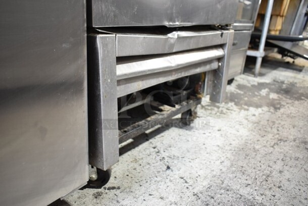True T-23F-2 Stainless Steel Commercial 2 Half Size Door Reach In Freezer on Commercial Casters. 115 Volts, 1 Phase. Tested and Powers On But Does Not Get Cold - Image 2 of 5