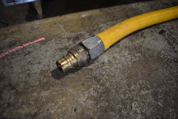 Yellow Gas Hose. 45" - Image 3 of 4