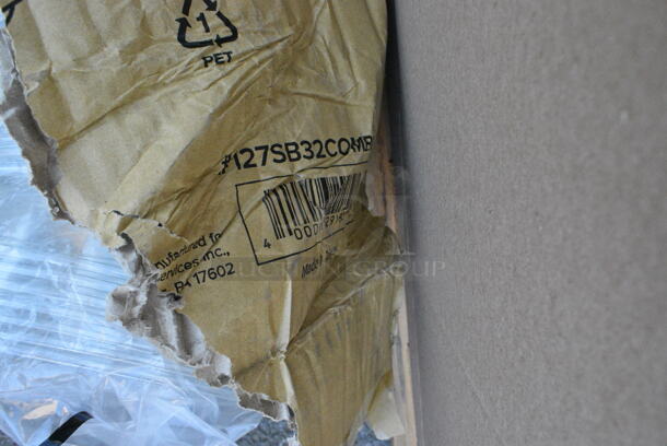 23 BRAND NEW Boxes Including 500LFLAT Choice Clear Flat Lid with Straw Slot - 9, 12, 16, 20, and 24 oz. - 1000/Case, Solo 626TS Clear Flat Lid with Straw Slot - 1000/Case, 127SB32COMBO Choice 32 oz. Clear Plastic Salad Bowl with Lid - 150/Case, 433BR10513C Choice 10" x 5" x 13" Natural Kraft Paper Customizable Shopping Bag with Handles - 250/Case, 50HT1 White Foam Hinged Lid Container, 500CC32P Choice Heavy Duty 32 oz. Pedestal Heavy Weight Clear PET Plastic Cold Cup - 500/Case. 23 Times Your Bid!  - Image 4 of 12