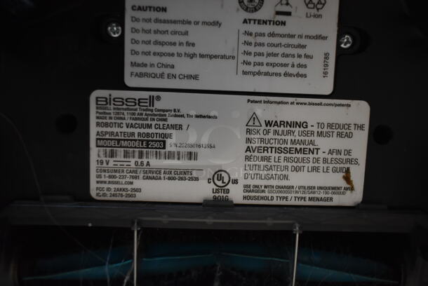 2 Bissell Robotic Vacuum Cleaners w/ Bases. 2 Times Your Bid! (ballroom) - Image 4 of 4