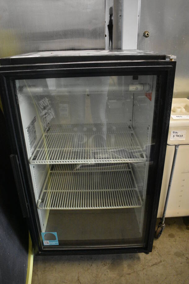 2013 True Model GDM-07 Metal Commercial Mini Cooler Merchandiser. 115 Volts, 1 Phase. 24x24x40. Tested and Working!