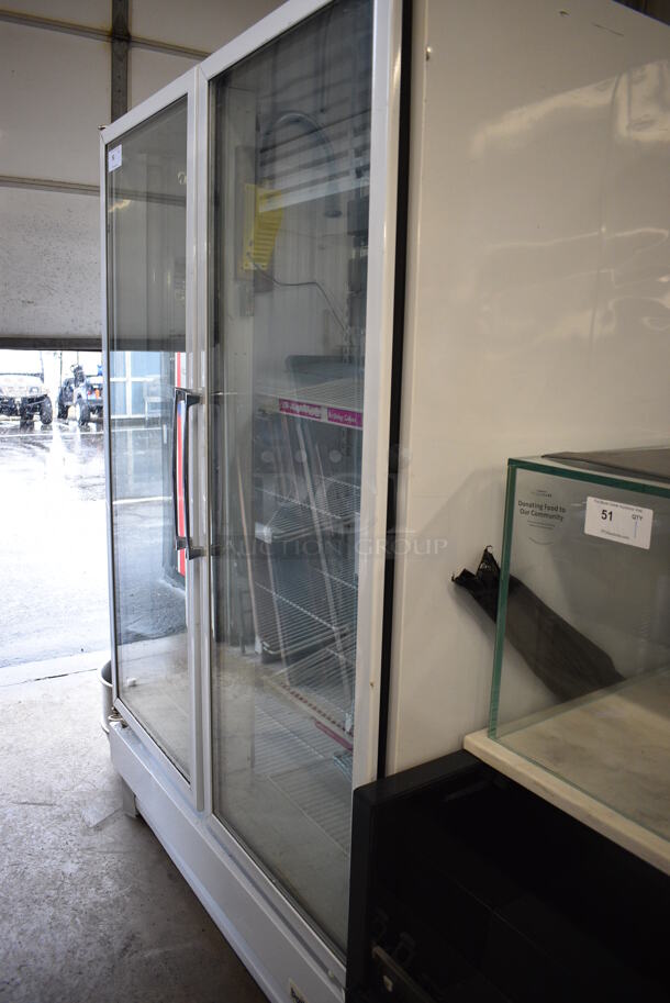 National Model ULG50BCP-6 Baskin Robbins Metal Commercial 2 Door Reach In Freezer Merchandiser w/ Poly Coated Racks. 115/208-230 Volts, 1 Phase. 51x35x80 - Image 6 of 6